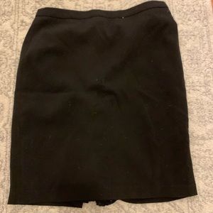 Black pencil skirt